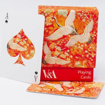 Museums & Galleries- Kimono Cranes Playing Cards