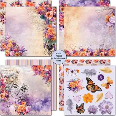 3 Quarter Designs - Dawns Glow 8x8 Pack