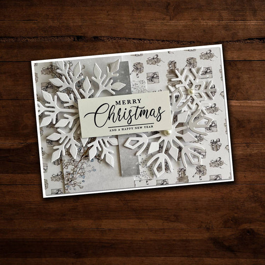 Paper Rose - Metal Cutting Die - Snowflake Set #3