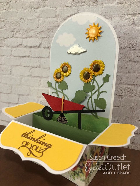 Eyelet Outlet and Brads - Sunflower Brads