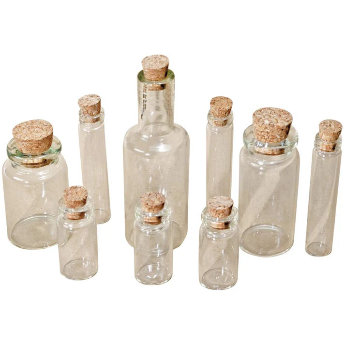 Tim Holtz - Idea-ology Corked Vials 9 pieces