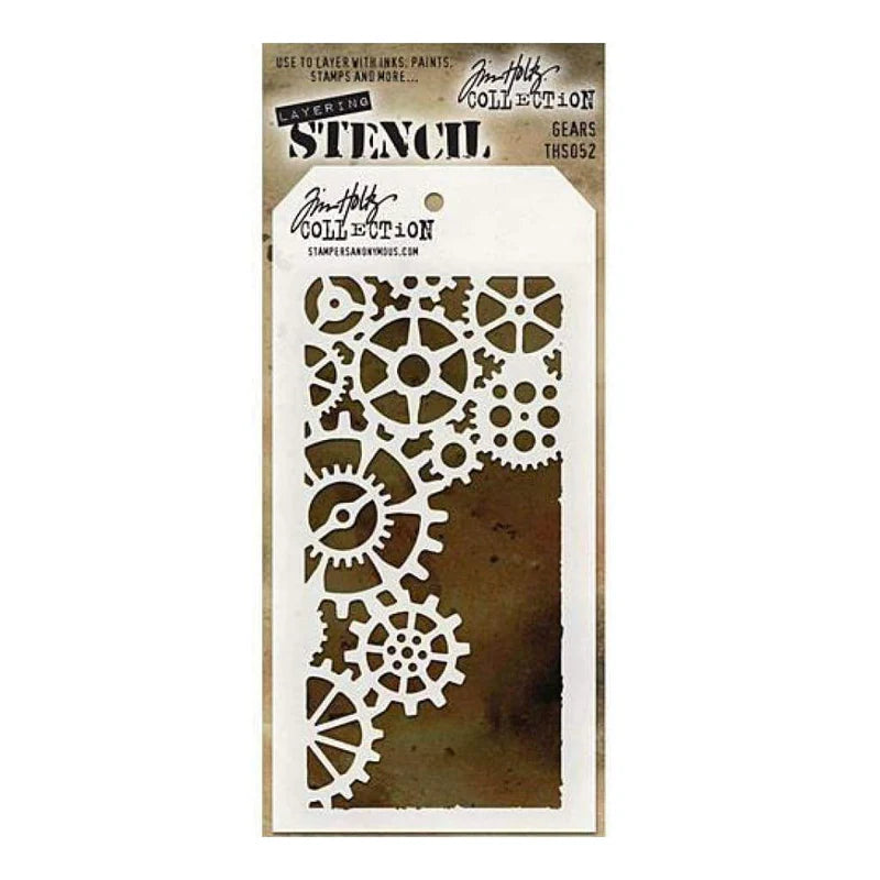 Layering Stencil - Stampers Anonymous - Gears