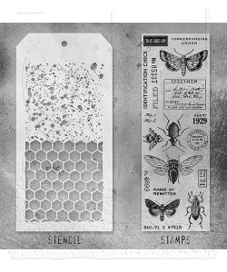 Stamp/Stencil - Stampers Anonymous - Mixed Media Entomology