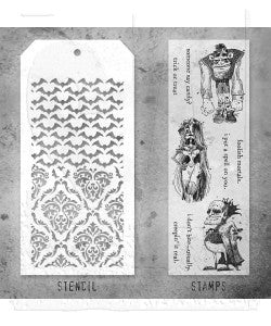 Stamp/Stencil - Stampers Anonymous - Mixed Media Monster Reunion