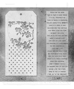 Stamp/Stencil - Stampers Anonymous - Mixed Media Noteworthy