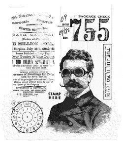 Rubber Stamps - Cling Mount - The Professor 2