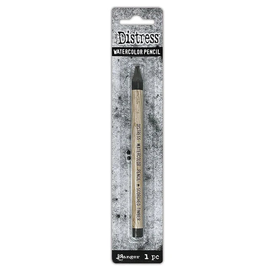 Distress Watercolour Pencil - Scorched Timber