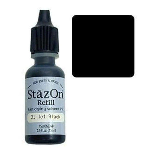 Staz On Ink-Refill- Jet Black