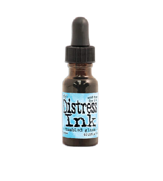 Tim Holtz Distress Ink Pad Re-Inker - Tumbled Glass