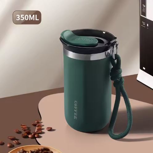 350ml Double Insulated Travel Mug - Stainless, vacuum insulated, double walled, coffee mug.
