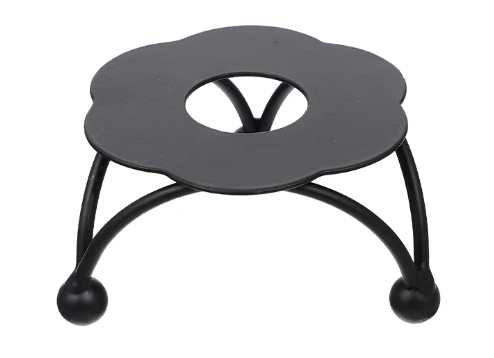 Seal Wax Melting Stand Black Metal