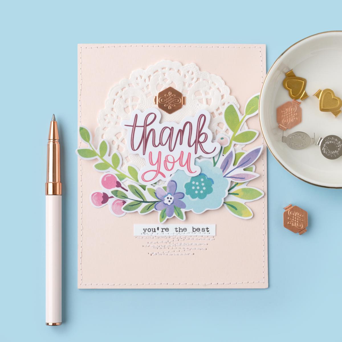 We R Memory Keepers - Metallic Multi Asst Stapler Charms- 12pk