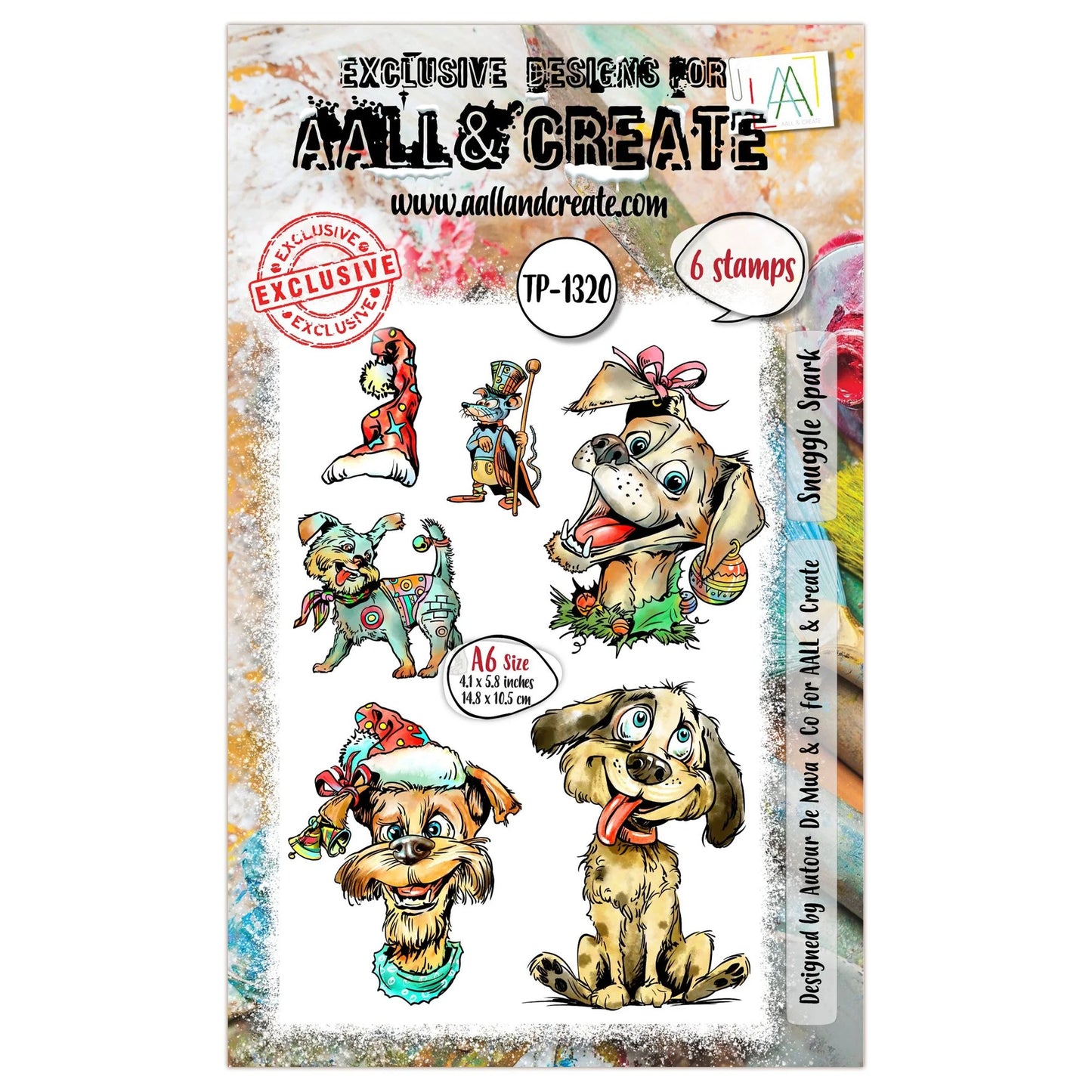 AALL & CREATE - A6 Stamps - Suggle Spark #1320