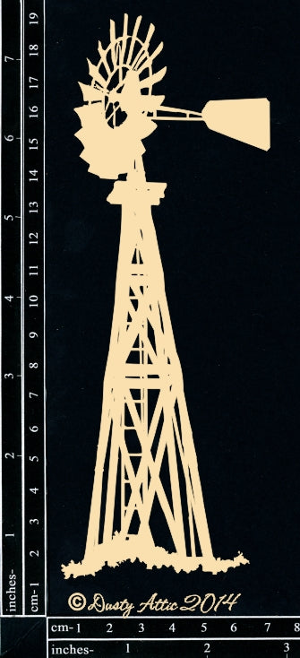 Dusty Attic - Chipboard - Windmill #3