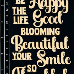 Dusty Attic - Chipboard - Word Pack #60