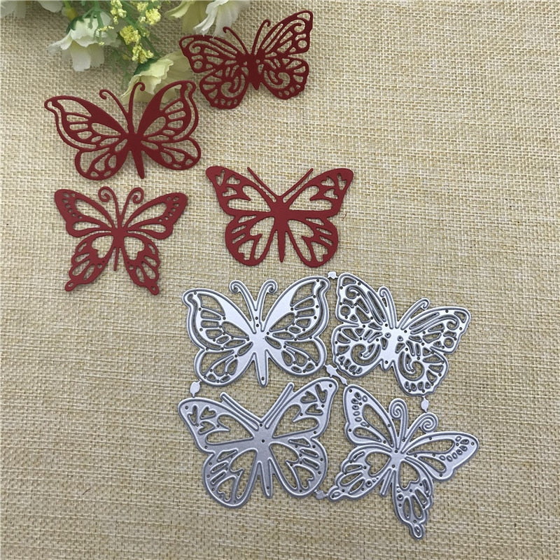 Cutting Dies - Butterflies - 4 Piece Set