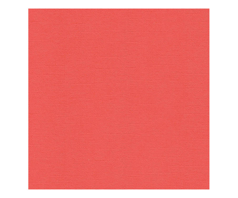 12 x 12 Textured Card - Canvas - Carrot 216 gsm (Single Sheet) Arts & Crafts 10Cats