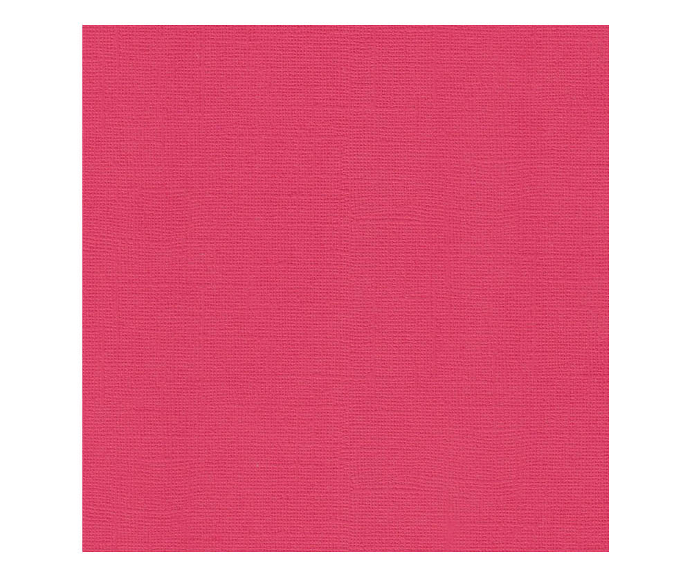 12 x 12 Textured Card - Canvas - Cherry 216 gsm (Single Sheet) Arts & Crafts 10Cats