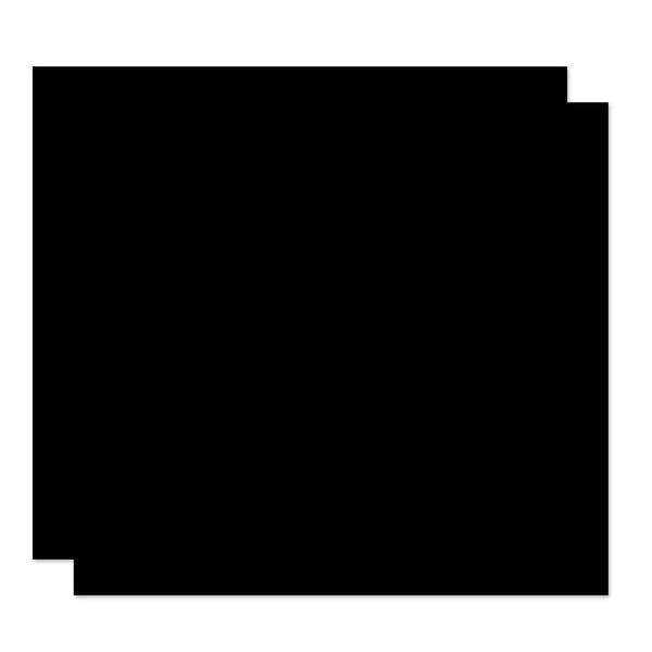 Cardstock - 12'' x 12'' Smooth Black (250gsm) 10pk
