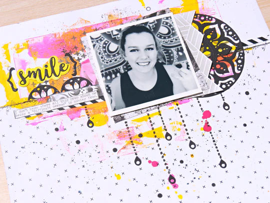 Paper Rose - Metal Cutting Die - Smile Layered