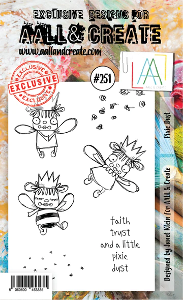 AALL & CREATE - A6 Stamps - Pixie Dust #251