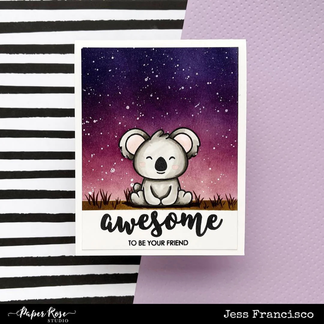 Paper Rose - Clear Stamp Set - Awesome Words