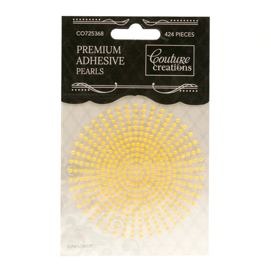 2mm Self Adhesive Pearls -Sunflower (424pc) Arts & Crafts Couture Creations