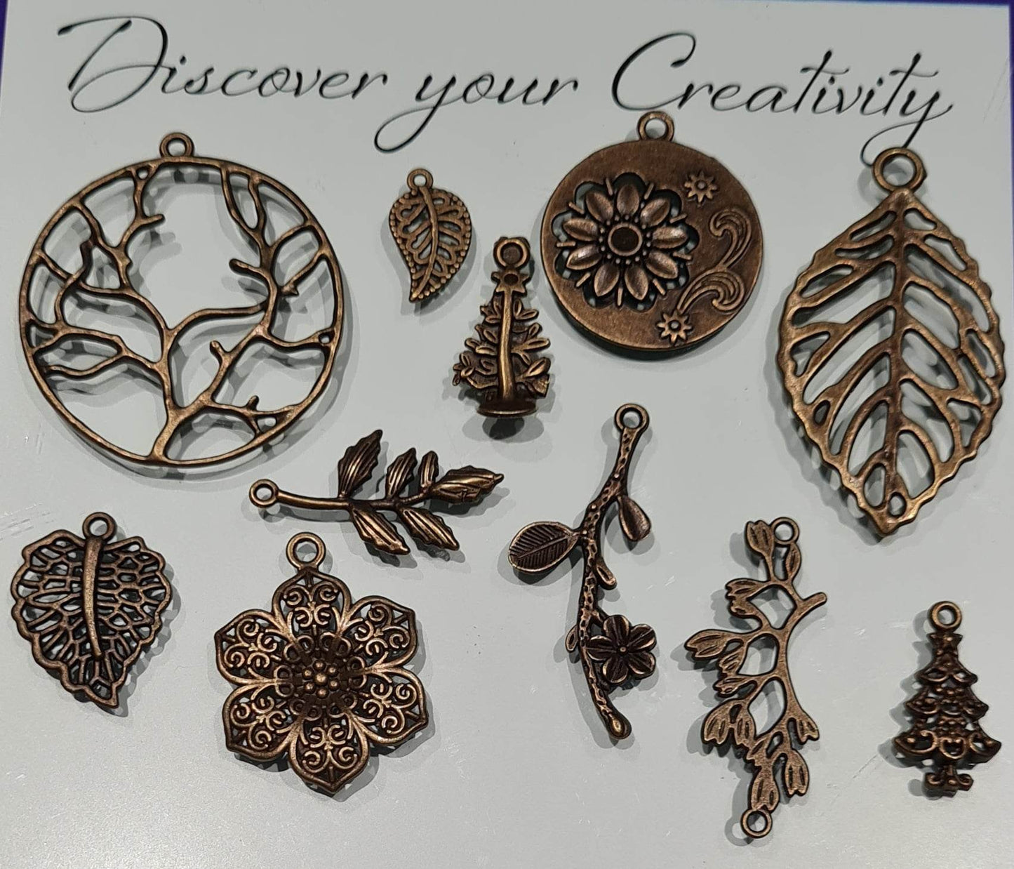 Metal Embellishments - Natures Goodness 11pcs