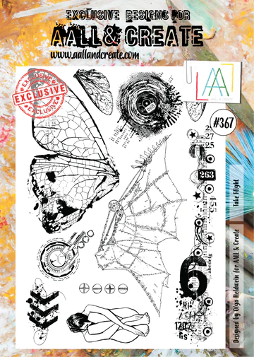 AALL & CREATE - A4 Stamps - Take Flight #367