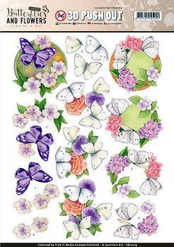 3D Push Out - Jeanine's Design - Butterflies and Flowers Arts & Crafts Couture Creations