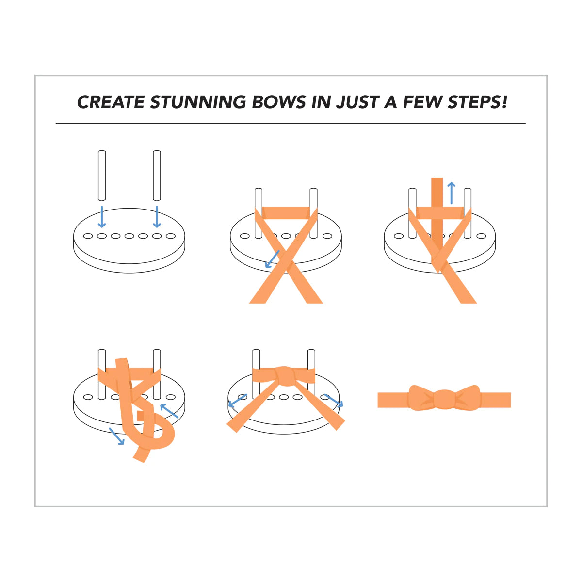 4 Pillar Ribbon Frame 10Cats