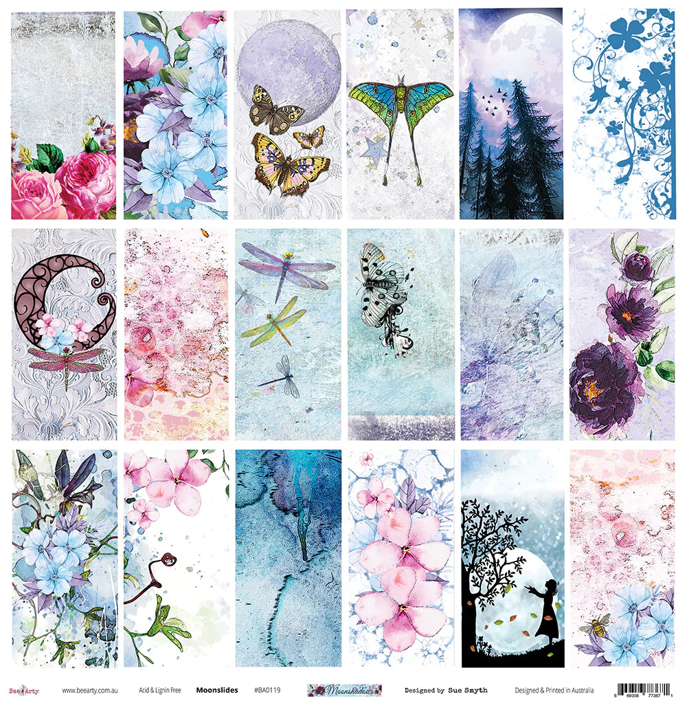 Bee Arty - Moonshadows 12'' x 12'' Paper Packs