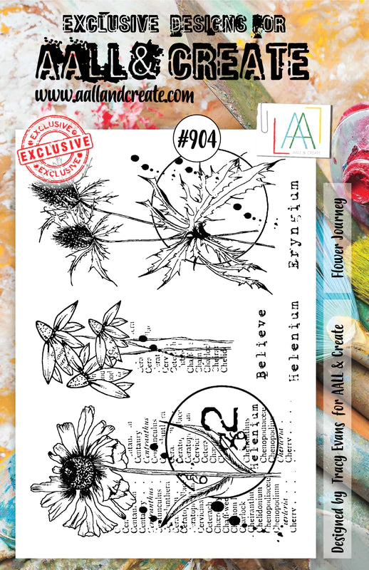 AALL & CREATE - A5 Stamps - Flower Journey