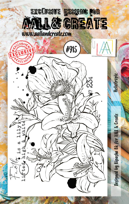 AALL & CREATE - A7 Stamps - Heliotropic