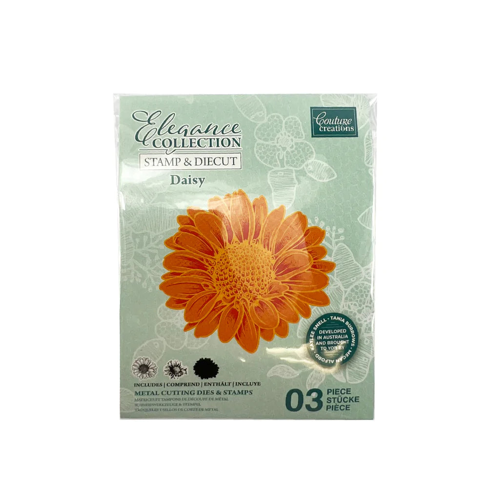 Daisy Mini Layering Stamp and Die Set (3pc)