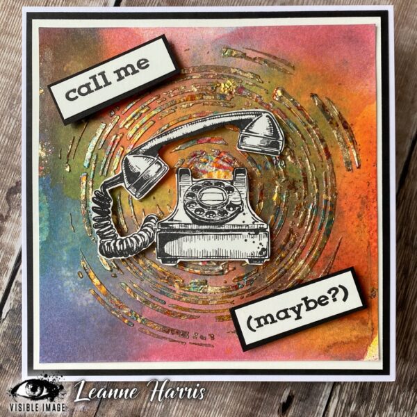 Visible Image clear stamps -Call Me Maybe