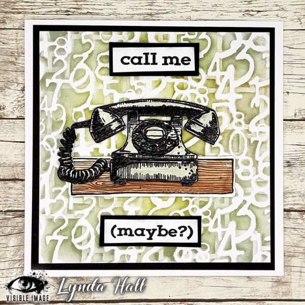 Visible Image clear stamps -Call Me Maybe