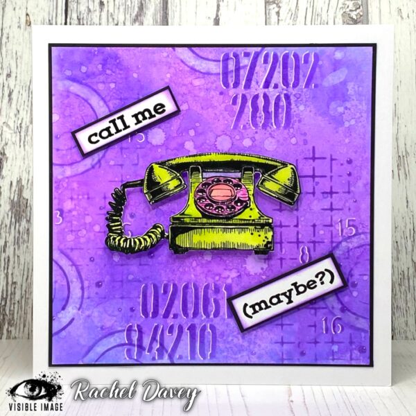 Visible Image clear stamps -Call Me Maybe