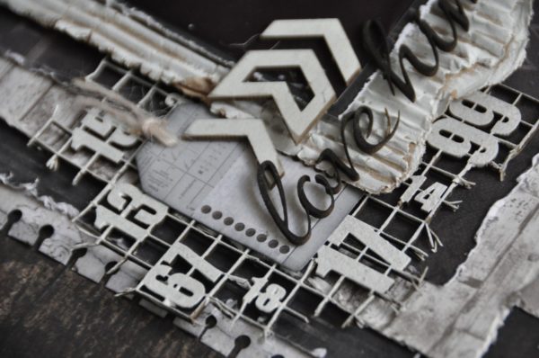 Dusty Attic - Chipboard - Mini Number Grid