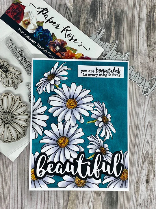 Paper Rose -  Clear Stamp Set - Daisy Days