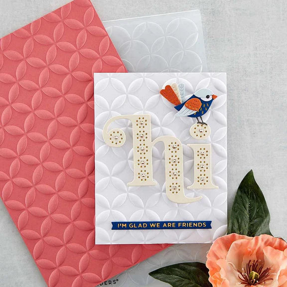 Spellbinders - 3D Embossing Folders - Circle Illusion