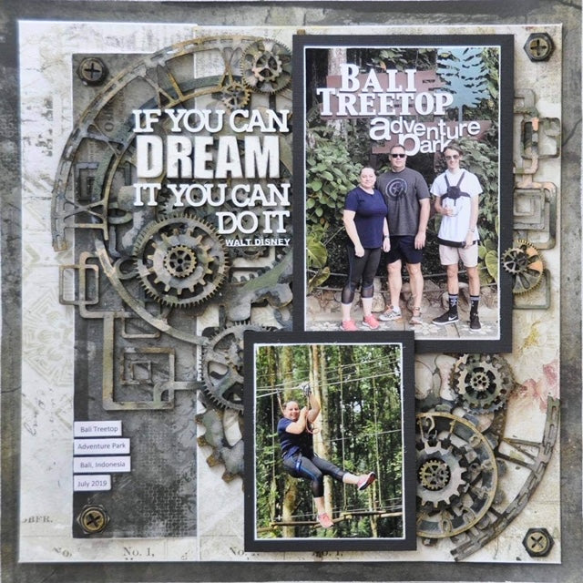 Dusty Attic - Chipboard - Time Travel Designer