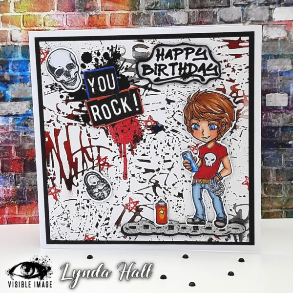 Visible Image clear stamps -Max Rocks