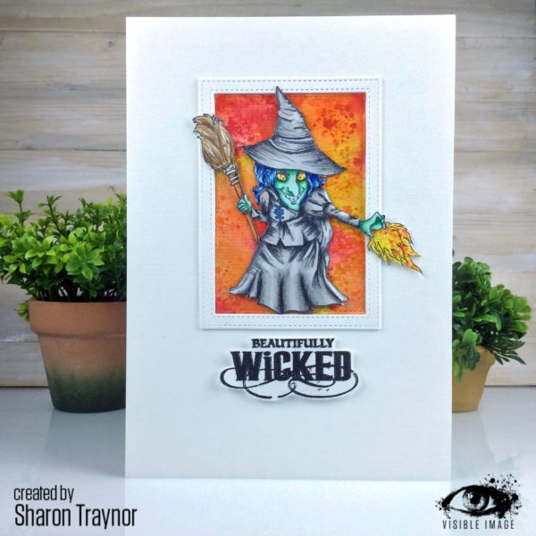 Visible Image clear stamps -Oz Wicked Witch