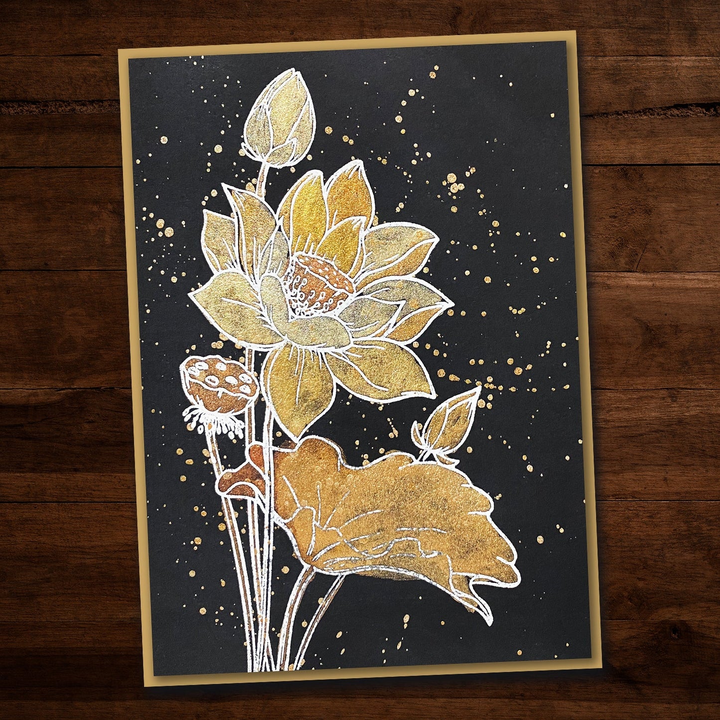 Paper Rose -  Clear Stamp Set -Lotus Bouquet