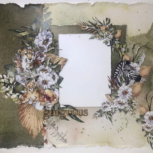 Paper Rose Beautiful Savannah - Fauna 12 x 12 Paper Collection
