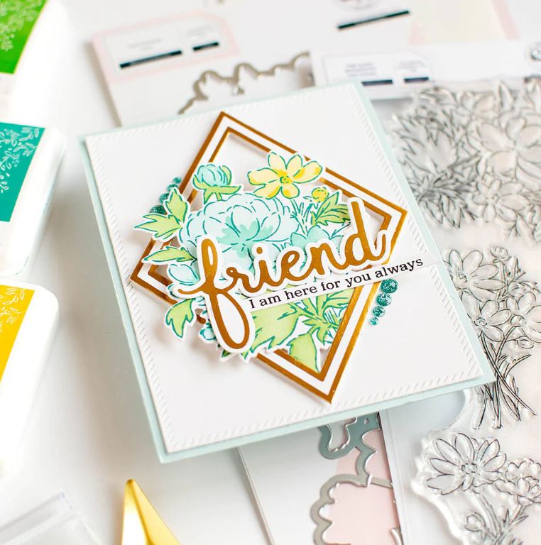PinkFresh Studio - Clear stamps - Whimsical Blooms