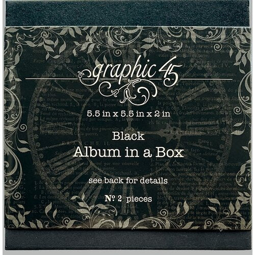 Graphic 45 - Album in a Box - Black