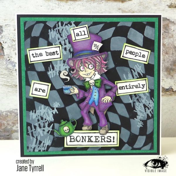 Visible Image clear stamps -The Mad Hatter