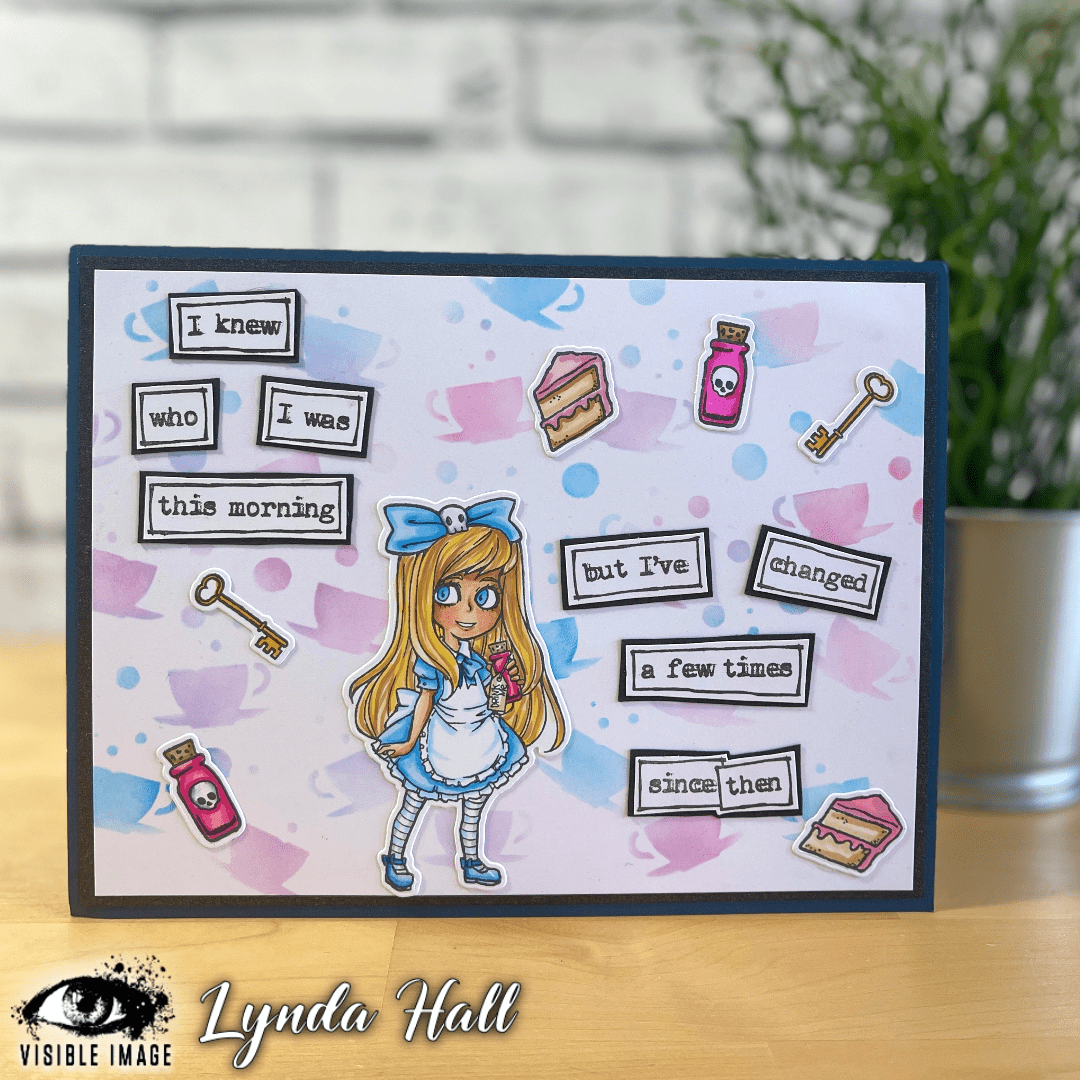 Visible Image Co-Ordinating Dies -Alice In Wonderland